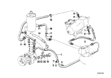 Diagram for 1985 BMW 535i Power Steering Hose - 32411132526