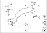 Diagram for 2007 BMW 525xi Oil Cooler Hose - 17227573109