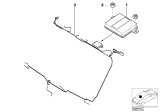 Diagram for 2000 BMW X5 Antenna Cable - 61126910046