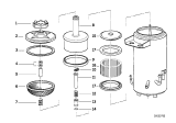 Diagram for 1994 BMW 850Ci Power Steering Reservoir - 32411137751