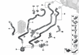 Diagram for BMW 840i Gran Coupe Cooling Hose - 64216821253