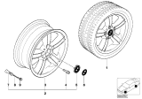 Diagram for 2001 BMW Z3 Alloy Wheels - 36111096138