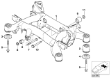 Diagram for BMW 528i Axle Beam - 33311097250