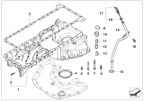 Diagram for 2003 BMW 760Li Oil Pan Gasket - 11137500006