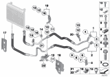 Diagram for 2015 BMW 650i Oil Cooler Hose - 17227589509