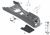 Diagram for 2020 BMW 330i Center Console Base - 51166996833