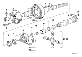 Diagram for BMW 325ix Universal Joints - 26111225624