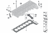 Diagram for 2016 BMW 535d xDrive Cylinder Head Gasket - 11128509153