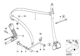 Diagram for 2002 BMW 330Ci Seat Belt - 72117008682