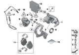 Diagram for BMW M6 Brake Pad Sensor - 34352284343