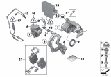 Diagram for 2015 BMW M6 Brake Caliper - 34217845815