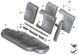 Diagram for 2016 BMW 535d Seat Cushion Pad - 52209162836