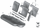 Diagram for 2010 BMW 550i Seat Cushion Pad - 52209162836