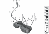 Diagram for BMW 530i xDrive Fuel Tank Filler Neck - 16117365415