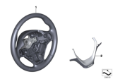 Diagram for BMW 430i Gran Coupe Steering Wheel - 32307845877