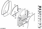 Diagram for 2020 BMW X3 Door Moldings - 51337393410