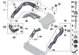 Diagram for BMW 335i GT xDrive Air Intake Coupling - 13717604033