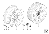 Diagram for 2011 BMW 328i xDrive Alloy Wheels - 36116775596