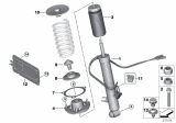 Diagram for BMW X6 Shock Absorber - 37106875089