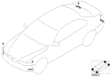 Diagram for 2000 BMW 328Ci Bumper Reflector - 63148383011