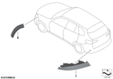 Diagram for 2020 BMW X5 Bumper Reflector - 63147437080