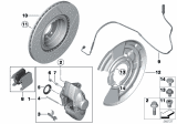 Diagram for BMW 328d Brake Pads - 34216876422