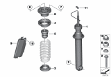 Diagram for 2016 BMW M5 Shock Absorber - 33522284047