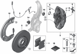 Diagram for BMW 750i Brake Caliper - 34116872577