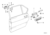 Diagram for 1984 BMW 533i Door Handle - 51221887234