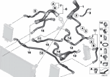 Diagram for 2017 BMW 320i Cooling Hose - 17127596831