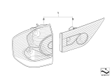 Diagram for 2006 BMW X3 Back Up Light - 63210395812