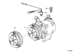 Diagram for 1990 BMW 325is A/C Compressor - 64528363550