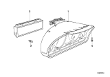 Diagram for BMW 525i Speedometer - 62119155826