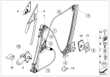 Diagram for 2007 BMW Z4 Window Regulator - 51337198910