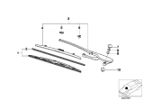 Diagram for BMW 528i Windshield Wiper - 61618209880