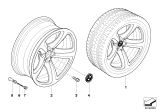 Diagram for BMW 645Ci Alloy Wheels - 36116777353