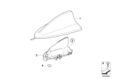 Diagram for BMW 535i GT xDrive Antenna - 65209209431