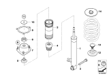 Diagram for 2009 BMW X6 Shock Absorber - 33526783017