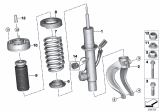 Diagram for BMW X6 M Coil Springs - 31337850220