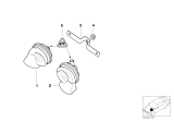 Diagram for BMW 325i Horn - 61337159421