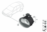 Diagram for BMW X6 M Fog Light - 63177311349