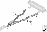 Diagram for BMW 840i xDrive Exhaust Pipe - 18309488150