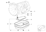 Diagram for BMW 530i Automatic Transmission Filter - 24117557070