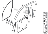 Diagram for BMW 535i GT Mirror Cover - 51337196333