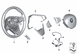 Diagram for 2020 BMW X2 Steering Wheel - 32306860357