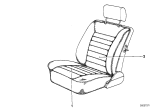 Diagram for 1988 BMW 635CSi Seat Cushion Pad - 52101952113