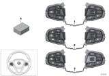 Diagram for BMW Cruise Control Switch - 61319363436