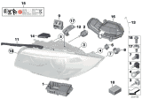 Diagram for BMW Alpina B7 Headlight Motor - 63117207574