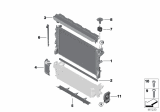 Diagram for BMW 540d xDrive Radiator - 17118590047