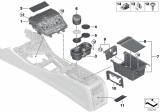 Diagram for BMW M340i Cup Holder - 51166809803